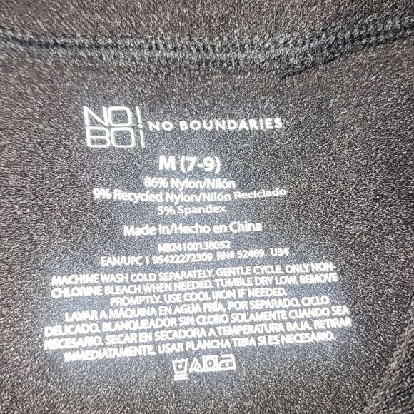 No Boundaries Juniors Round Neck Sleeveless, Bodysuit Size Medium (7-9) - Picture 6 of 7